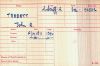 TEBBETT, John R: World War 1 Medal Index Card