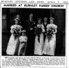 GILBERT-GOLDING: Newspaper report on wedding